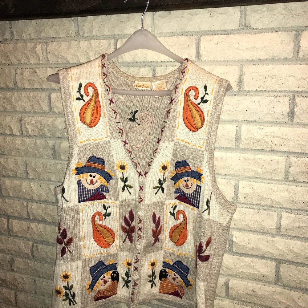 Fall embroidered vest